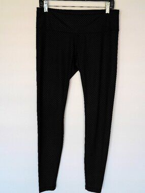Lululemon Wunder Under Pant Size 10 Teeny Dot Black Grey